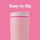 thumbnail image 2 of Vaso de Café Owala SmoothSip Slider 600 ml Rosa, 2 of 3