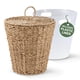 thumbnail image 1 of Cesto de basura de 12 litros con tapa y forro para hierba marina - 84ECO, 1 of 6