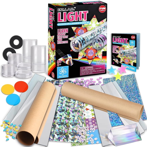 Kit de caleidoscopio FUN KIDZ para gemelos, haz el tuyo propio con Prism Kids de 8 a 12 años
