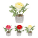 thumbnail image 1 of Flor artificial decorativa rosa variados, 1 of 3