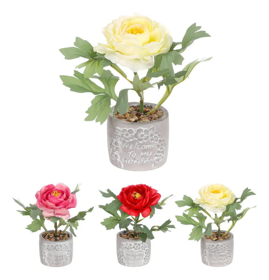 Genérico - Flor Artificial Decorativa Rosa Variados