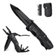 thumbnail image 1 of Navaja táctica, cuchillo táctico militar, alicate 16 en 1, Black, 1 of 3