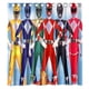thumbnail image 1 of Cortina de ducha de los Power Rangers, juego de cortina de baño con ganchos, tamaño 66 x 72 pulgadas, 1 of 3