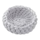 thumbnail image 5 of Cesta De Cama Para Gatos De Punto De Algodón, Redonda, Hecha A Mano, Cómoda Para Perros Pequeños, Cachorros, Gris Claro, 5 of 5