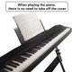 thumbnail image 5 of Funda de Gamuza Negra para Teclado MyBolin 76‑88 Teclas, 5 of 8
