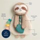 thumbnail image 4 of Lovey Itzy Ritzy Itzy Lovey con Teether Sloth, 4 of 7