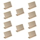 thumbnail image 1 of Nombre Soporte de escudo, titular de letrero, metal robusto, titular práctico y práctico de etiquetas, visualización de precios para oficinas, hoteles Dorado, 1 of 5