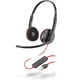 thumbnail image 1 of Auriculares Plantronics Blackwire C3220 estéreo negros con cable, 1 of 6