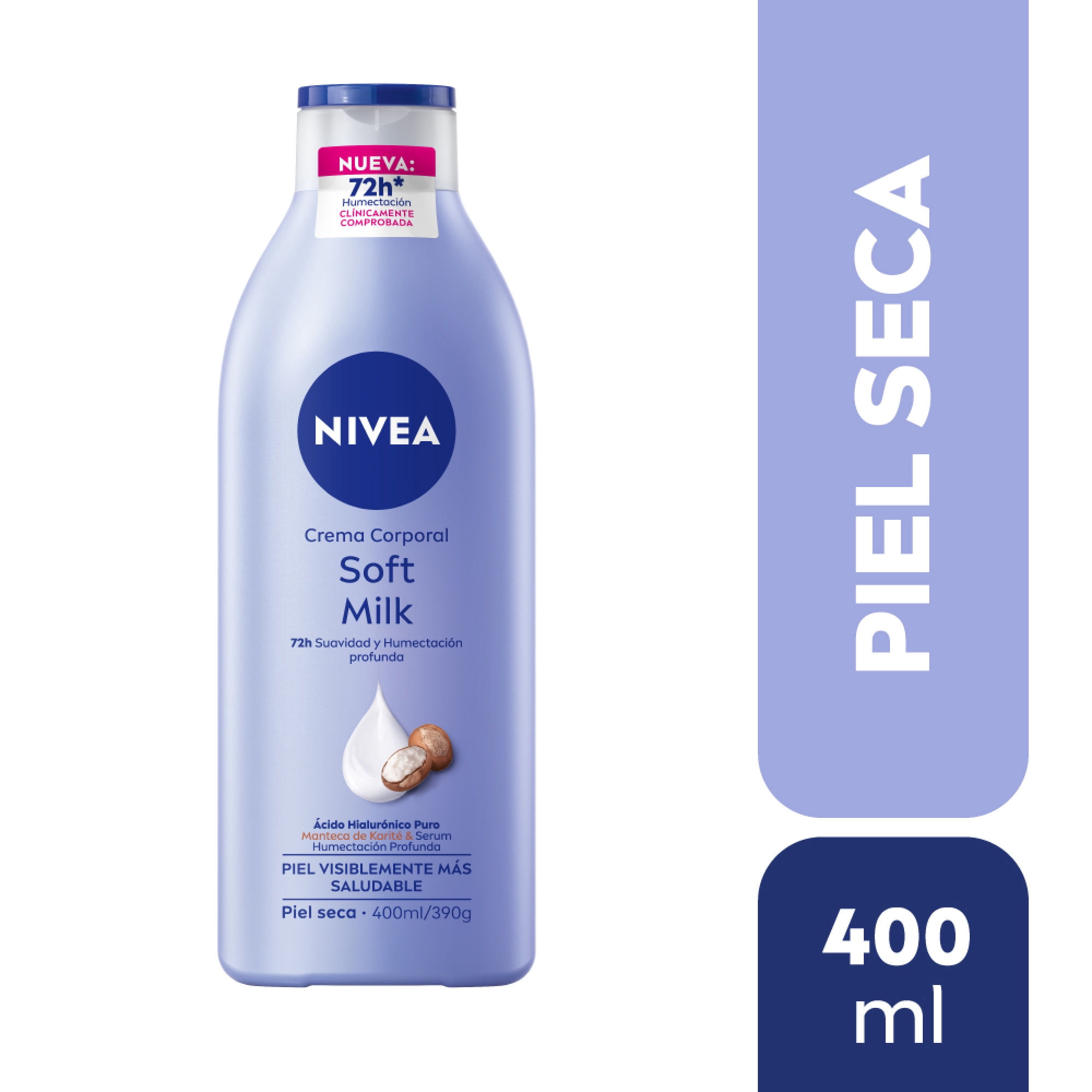 Crema Corporal Soft Milk Piel Seca 400 ml Nivea