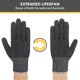 thumbnail image 5 of Guantes de protección Evridwear, talla grande, color gris, 24 pares, 5 of 8