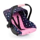 thumbnail image 1 of Asiento de Coche para Muñecas Bayer 46 cm Azul Marino con Estrellas, Portátil y Mecedor, 1 of 6