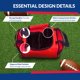thumbnail image 3 of Bolsa de primeros auxilios Dixie EMS Dixigear vacía roja, 3 of 7