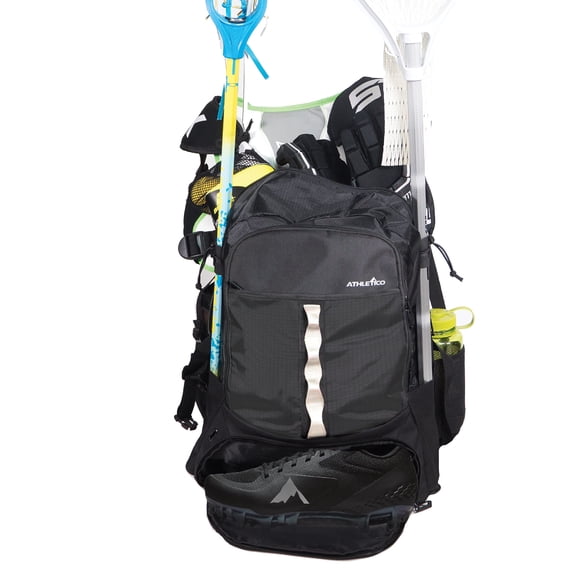 Mochila XXL para lacrosse Athletico con soportes para palos