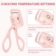 thumbnail image 2 of Curler de pestañas calentados eléctricos para mujeres - Curler de pestañas calentados recargables USB con calentamiento rápido, ajustes de múltiples temperaturas, curl natural 24h, silicona, 2 of 3