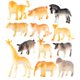 thumbnail image 2 of 12 Uds. Estatuillas De Animales Juguetes Educativos Tigre Elefante Para Ni?os Coloridos, 2 of 5