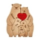 thumbnail image 2 of Bear Family Wooden Art Puzzle Familia Diy De Osos Para Navidad Avaloramiento 5 Osos, 2 of 5