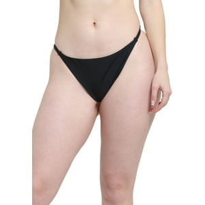 Samia - Bikini Colaless Cadera Ajustable Negro L