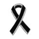 thumbnail image 4 of Broche Con Lazo Funerario, Accesorio De Vestimenta Para Eventos Funerarios Y Luto, Día Del Recuerdo, 4 of 5