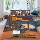 thumbnail image 2 of Isla del Drama Total Conjunto de sábanas temático, trío de piezas, cómodo y amigable con la piel, diseño único, regalo de decoración para el hogar para familiares, amigos y fans,140cm *210cm, 2 of 6