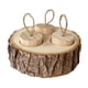 thumbnail image 4 of Juguete de forrajeo para hámster, golosinas portátiles de madera, juguete interactivo de enriquecimiento, dispensador de golosinas de entrenamiento , color de madera, 4 of 5