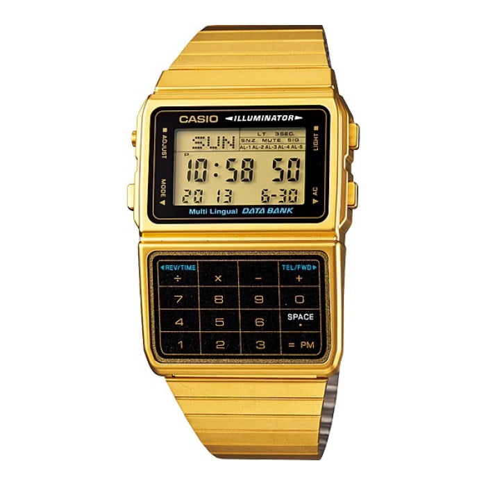 Reloj Digital Dorado Casio Dbc-611g-1