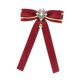 thumbnail image 5 of Broche De Lazo De Cinta Preatado Con Lazo, Corbata De Moda Para Traje, Uniforme, Banquete, Rojo, 5 of 5