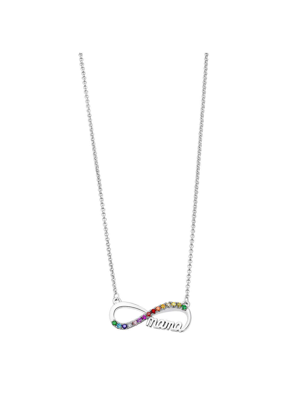 Collana Lotus Silver Mother's Love LP3213-1/1 – Gioiello In Metallo Bianco, Simbolo Dell'Amore Materno