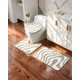 thumbnail image 3 of Set de Baño Relieve Cojunto de 3 piezas Beige Blanco, 3 of 3