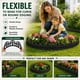 thumbnail image 3 of Borde para jardín Evelyne de 27 piezas, borde decorativo de plástico negro de 11 m, 3 of 9