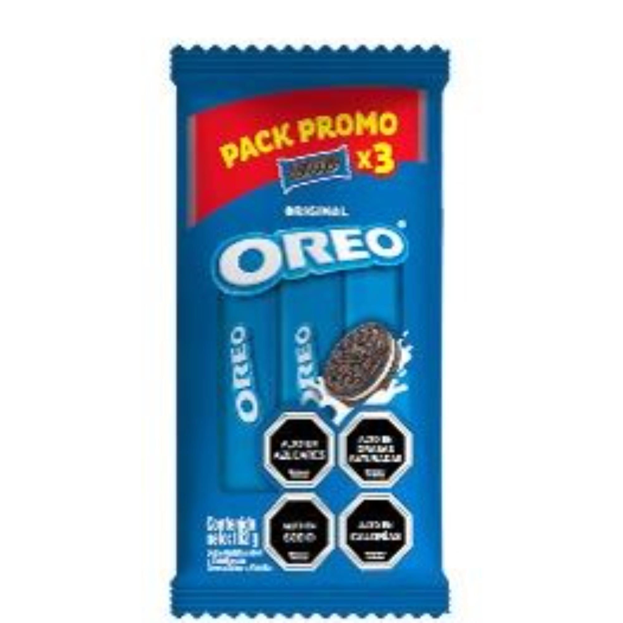 Galletas Oreo Sabor Original 3 Pack X 54g C/u