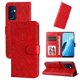 thumbnail image 1 of Funda tipo cartera FOXDOCK para OPPO Reno 7 5G , diseño girasol en relieve, cuero PU, cierre magnético, soporte y tarjetero, 1 of 5