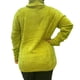 thumbnail image 3 of Sweater Mujer Cuello Alto Chenil Otoño Invierno Colores 611, 3 of 4