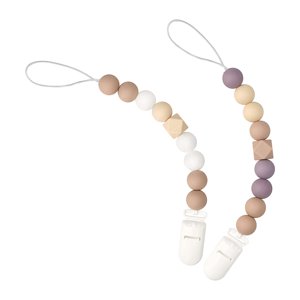 Bothyi - Clip De Cadena Para Chupete De Bebé, Soporte Para Pezón De Silicona Para Regalo De Cumpleaños De Bebé, Marrón