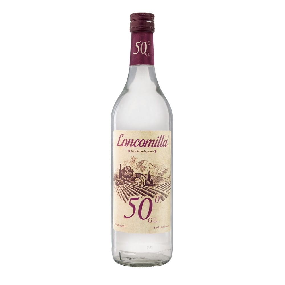 Licor Aguardiente 50º Botella 900 ml Loncomilla