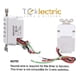 thumbnail image 2 of Interruptor de pared con temporizador de apagado automático Teklectric blanco, 2 of 7