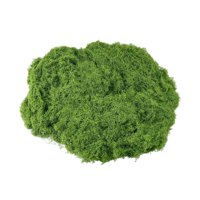 Bothyi - Plantas Verdes Artificiales De 100 G De Musgo Sintético Para Fiestas, Maquetas Arquitectónicas Y Manualidades, Color Verde Oscuro.