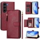 thumbnail image 1 of Funda Billetera Cremallera para Samsung Galaxy S23 FE 5G con Porta Tarjetas, Soporte y Correa Rojo, 1 of 5