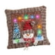 thumbnail image 3 of Funda De Almohada Navideña, Elegante Funda De Cojín Cuadrada Para Año Nuevo, Dormitorio, Cama, Muñeco De Nieve, 3 of 3