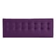 thumbnail image 1 of Respaldo Botone Felpa 2 Plazas Morado, 1 of 5