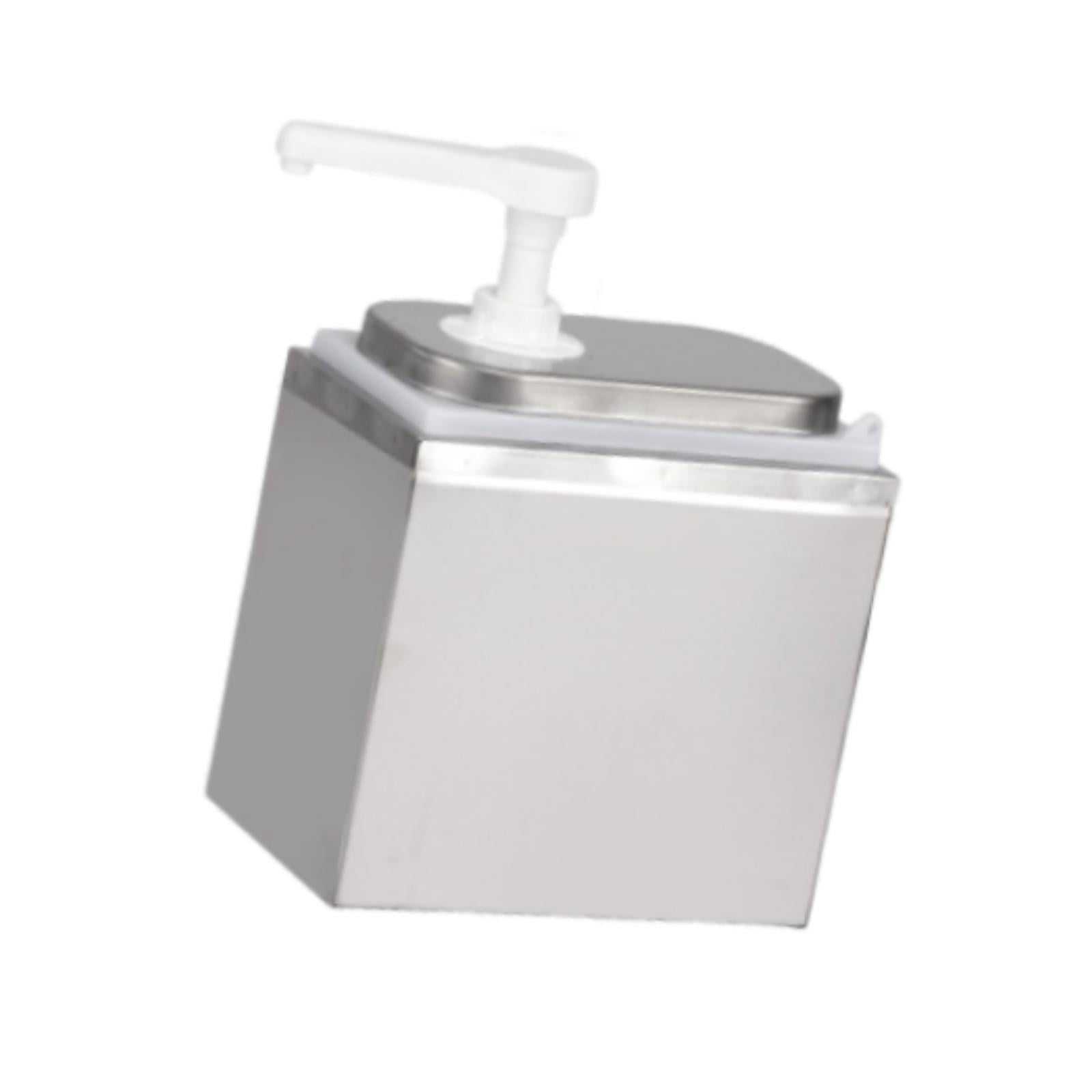 Bothyi - Dispensador De Bomba De Salsa 2000 Ml De Condimento Condimento De Condimentos Para Barra De Origen 2l Plata