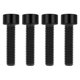 thumbnail image 1 of Tornillos TIRYTU M6x25 de titanio con cabeza hexagonal, 4 uds, negro, 1 of 7