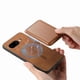 thumbnail image 4 of Funda de Cuero Magnética con Tarjetero para Samsung Galaxy S25 Edge Cubierta Delgada Marrón, 4 of 5