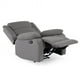 thumbnail image 5 of Berger 1 Cuerpo Reclinable Moderno Gris New Praga 8041RFFGR, 5 of 9
