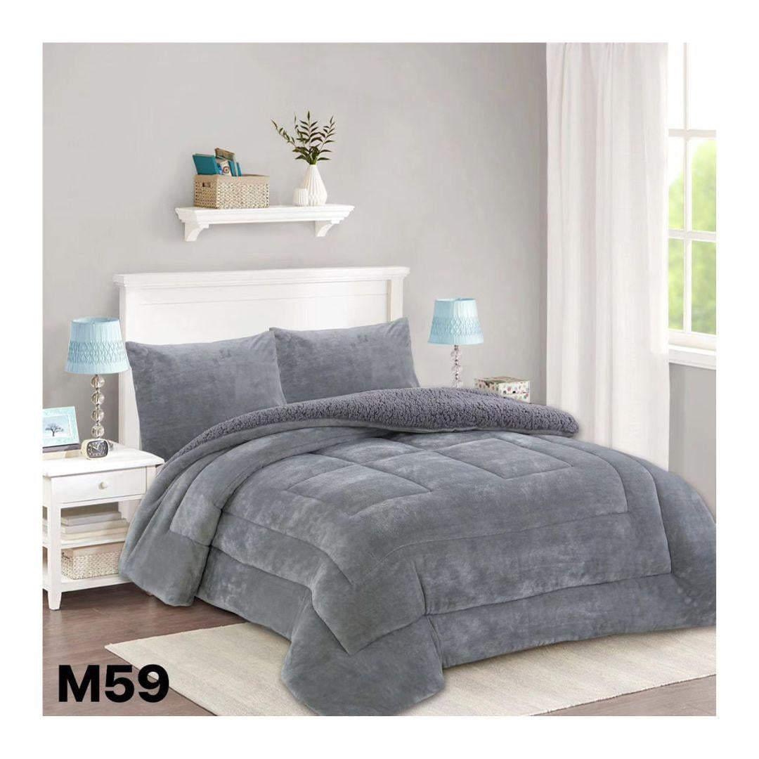 Genérico - Cobertor Chiporro 2 Plazas - Gris M59