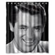 thumbnail image 1 of Cortina de ducha Cary Grant, juego de cortinas de baño con ganchos, tamaño 60 x 72 pulgadas, 1 of 3