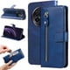 thumbnail image 1 of Funda con Cremallera para Realme 13 Plus 5G, Carcasa Cartera de Cuero PU con Soporte y Tarjetero, 1 of 5