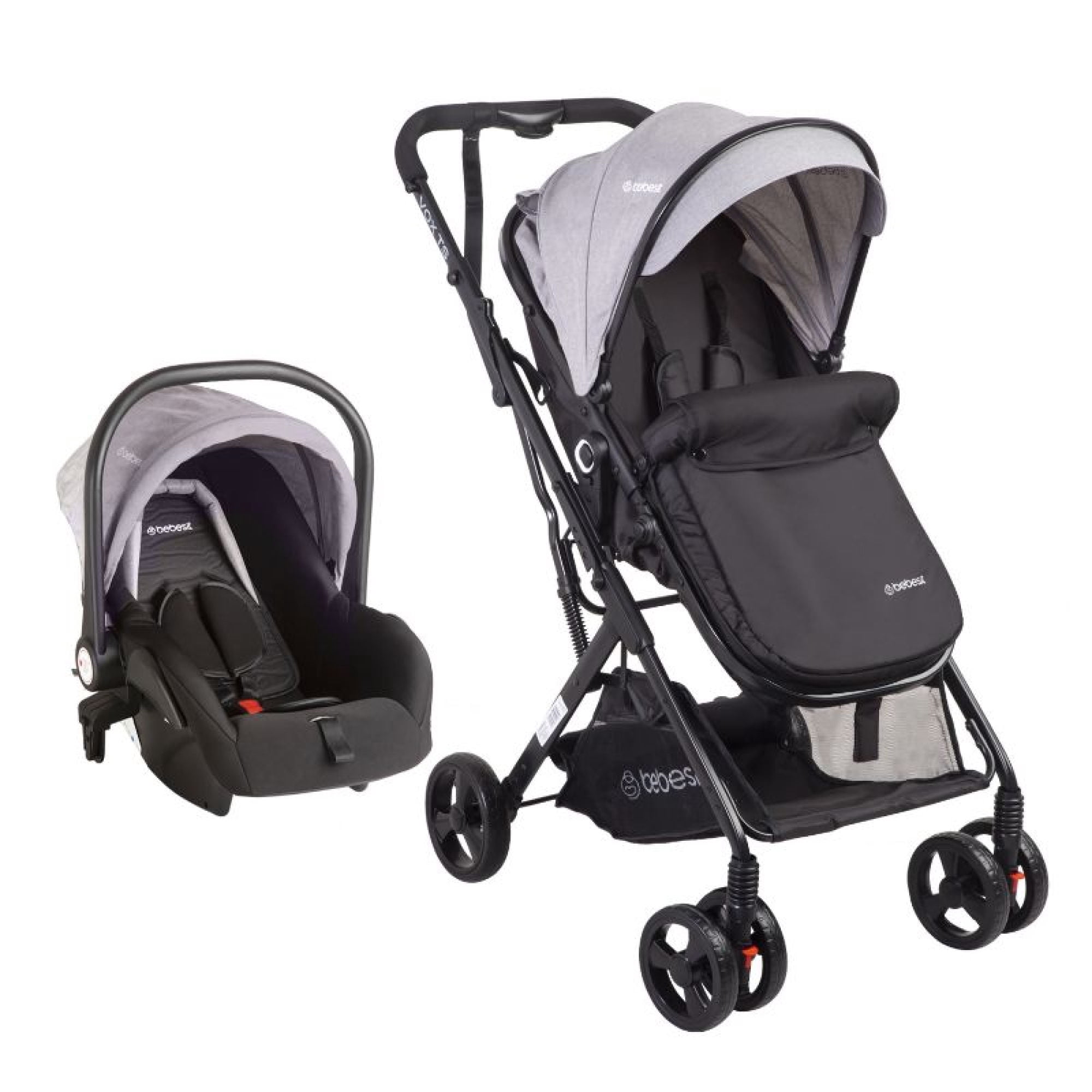 Coche Bebé Travel Vox Gris