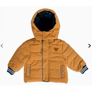 Parka Bebé Niño Mostaza Pillin