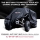 thumbnail image 3 of Funda impermeable Tough Cover XL 600D negra para ATV, 3 of 8