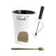 thumbnail image 3 of Olla Para Fondue Electrodomésticos De Cocina Taza Para Fondue Para Fiesta Día De San Valentín Cita Nocturna Blanco, 3 of 5